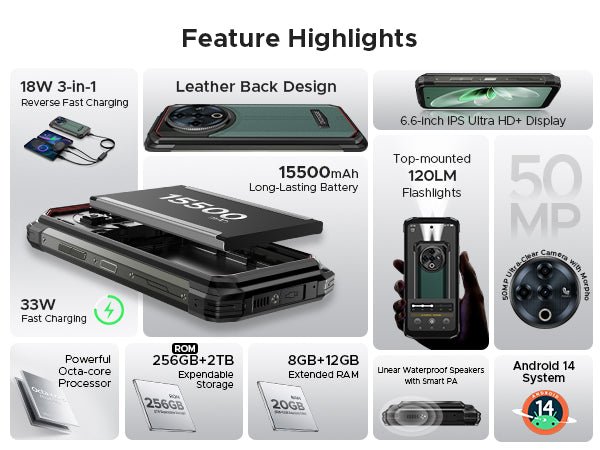 Doogee Fire 6 Power Features